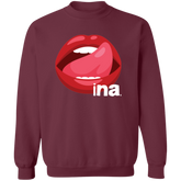 Tongue Ina Unisex Crewneck Pullover Sweatshirt